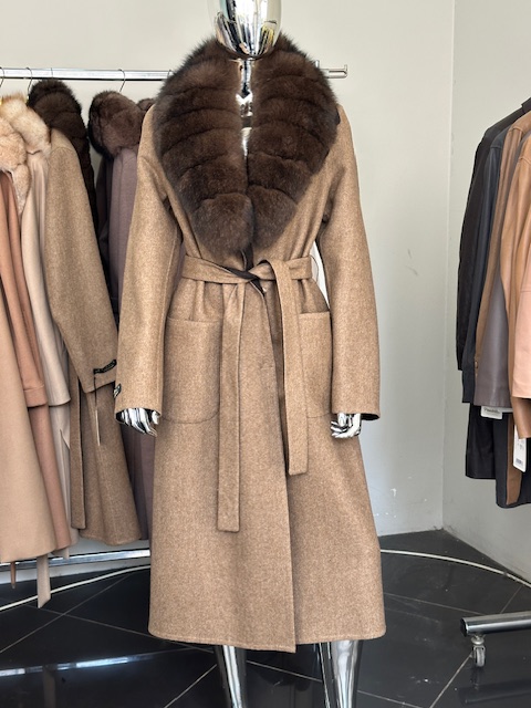 Alpaca Collar with Fox Fur